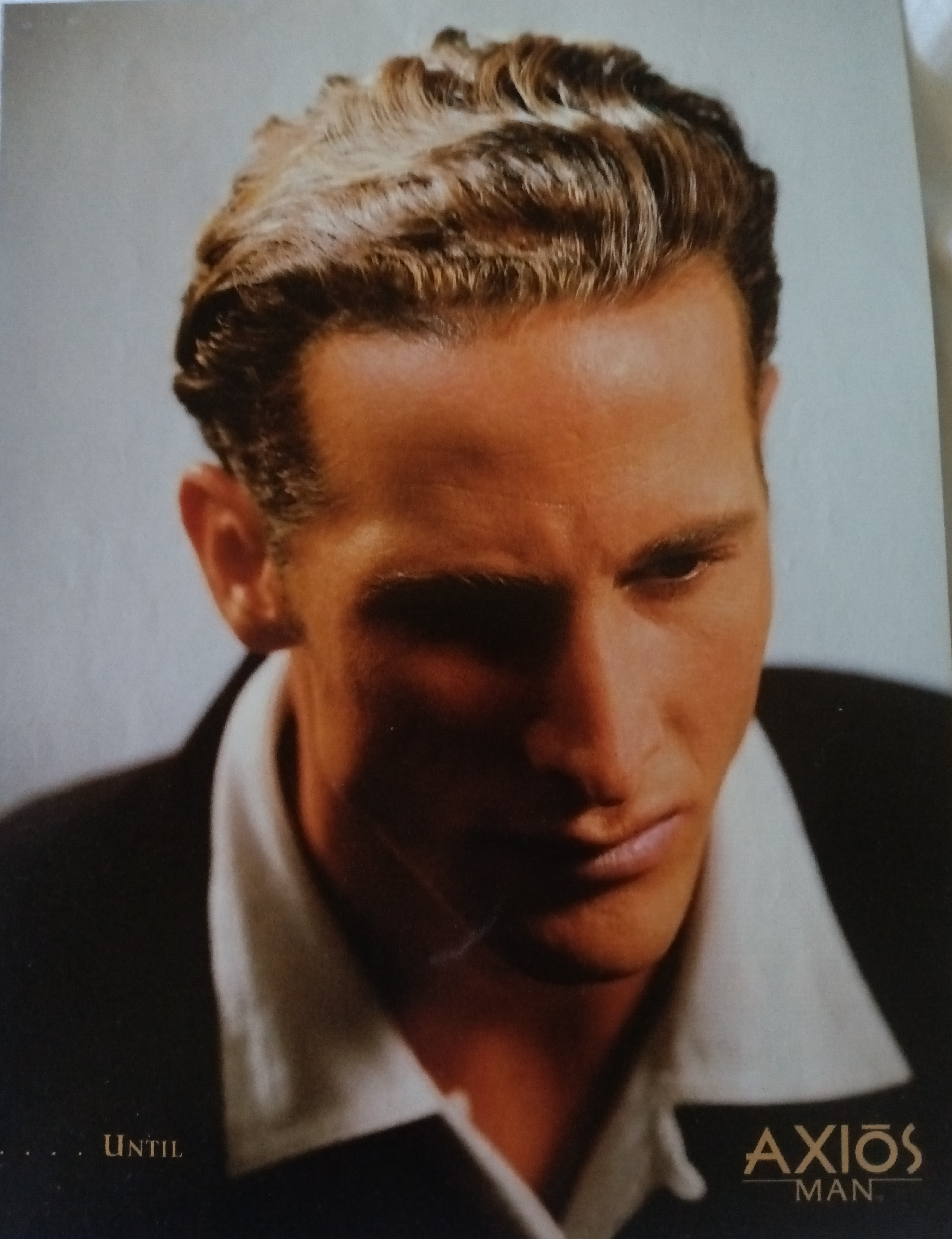 Brett Salisbury, Nexxus Axios Man campaign, photographed by Richard Avedon, 1997
